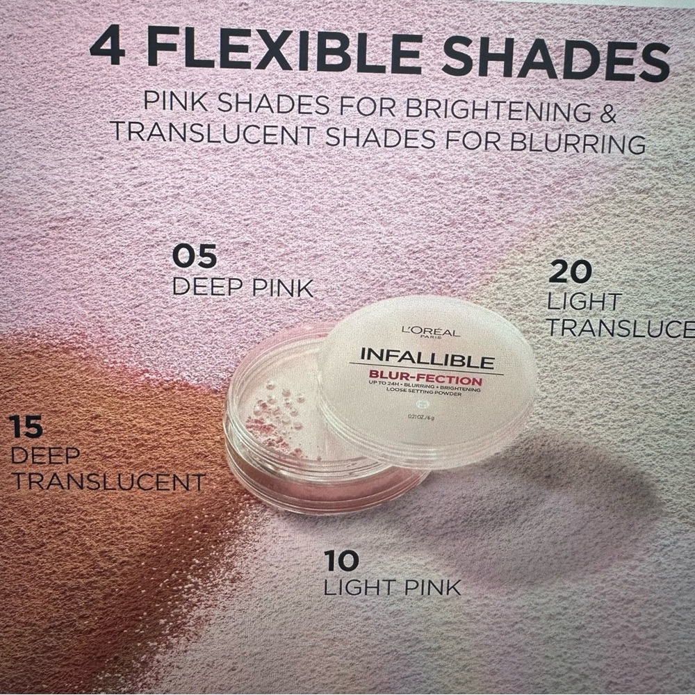 L'Oreal Infallible Blur-Fection Powder - Deep Pink - Picture 5 of 5